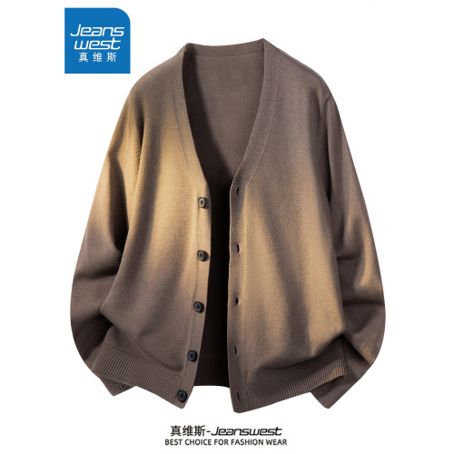 真維斯V領針織衫男士寬松秋冬季2025新款開衫外套潮牌百搭毛衣男 真維斯V領針織衫男士寬松秋冬季2025新款開衫外套潮牌百搭毛衣男