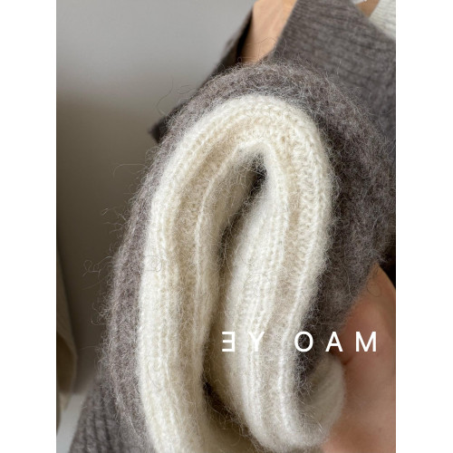 牛X貨 巨炸裂！今年流行簡約竪領氂牛絨雙開頭拉鍊開衫毛衣女