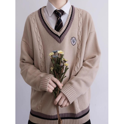 【刺篇】DK製服正版原創針織衫長袖V領毛衣套頭毛線上衣外套男 【刺篇】DK製服正版原創針織衫長袖V領毛衣套頭毛線上衣外套男