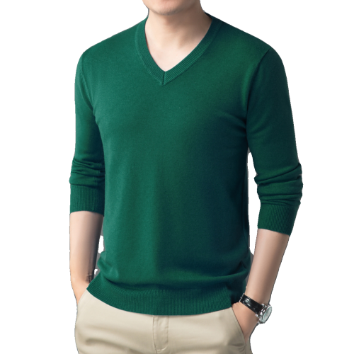 毛衣男冬季新款加厚圓領羊毛衫寬松純色羊絨長袖大碼打底衫針織衫