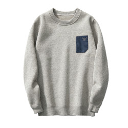 天鵞絨！抗起球雪尼爾！撞色貼布刺綉！秋冬男士加絨針織毛衣