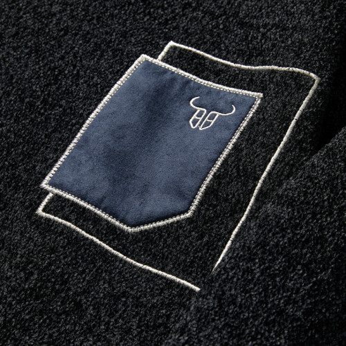 天鵞絨!抗起球雪尼爾!撞色貼布刺綉!秋冬男士加絨針織毛衣 天鵞絨!抗起球雪尼爾!撞色貼布刺綉!秋冬男士加絨針織毛衣