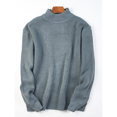 高級品質純色半高領毛衣針織衫男女17H81166秋冬保暖長袖打底上衣