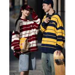 BELLKENIDEA早起工作室23AW 廓形少年感重磅毛衣男女情侶裝潮流行