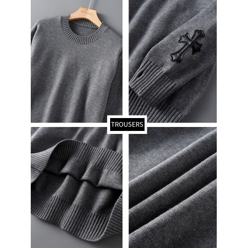 SWEECOE氣質高支TB皮標 網紅ins潮牌寬松毛衣男士秋冬時尚慵懶風 SWEECOE氣質高支TB皮標 網紅ins潮牌寬松毛衣男士秋冬時尚慵懶風