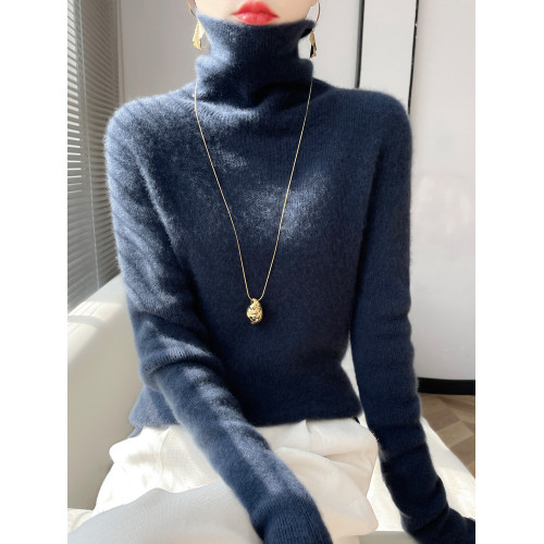 超高級!秋冬美啦德內搭高領毛衣女修身針織衫堆堆領配大衣打底衫 超高級!秋冬美啦德內搭高領毛衣女修身針織衫堆堆領配大衣打底衫