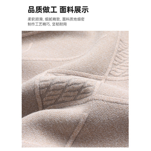 啄木鳥加絨加厚毛衣男士冬季中年爸爸裝打底衫老年人冬裝保暖衣K 啄木鳥加絨加厚毛衣男士冬季中年爸爸裝打底衫老年人冬裝保暖衣K