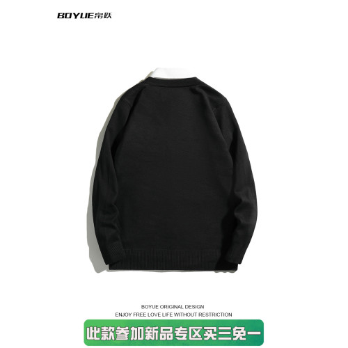 BOYUE帛躍日系V領純色開衫毛衣輕熟風休閒慵懶溫柔男女針織單外套 BOYUE帛躍日系V領純色開衫毛衣輕熟風休閒慵懶溫柔男女針織單外套