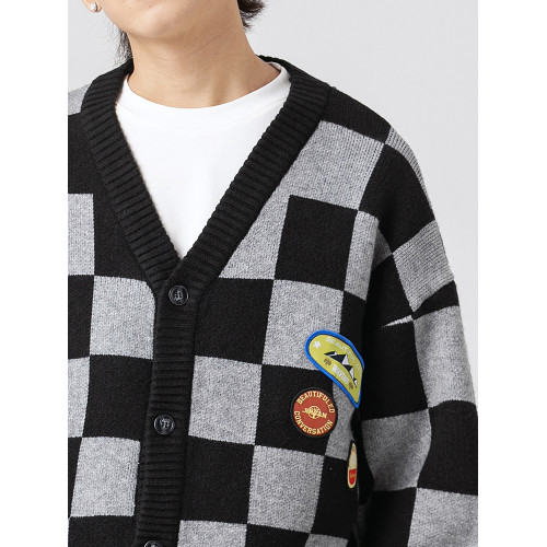 TIRED STUDIO慵懶風針織衫男秋冬季開衫毛衣情侶寬松街頭休閒上衣 TIRED STUDIO慵懶風針織衫男秋冬季開衫毛衣情侶寬松街頭休閒上衣