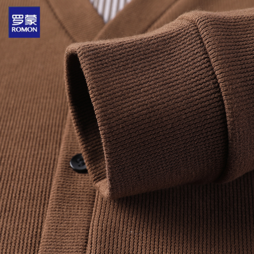 羅矇假兩件針織衫男襯衫領春秋季2025新款中年爸爸秋裝套頭上衣 羅矇假兩件針織衫男襯衫領春秋季2025新款中年爸爸秋裝套頭上衣