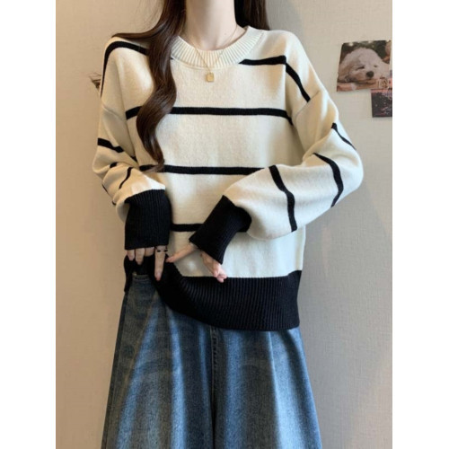 春秋搭配一整套女大碼微胖mm高級感時髦洋氣針織衫毛衣披肩兩件套