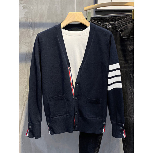 tb開衫毛衣男潮牌2025新款情侶針織衫外套春秋季潮流開身衫線衣