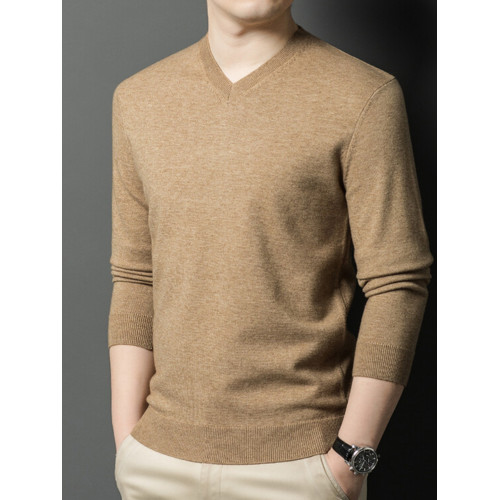 春秋季薄款羊毛衫男士V領薄款打底衫秋冬季中年毛衣雞心領羊毛衫 春秋季薄款羊毛衫男士V領薄款打底衫秋冬季中年毛衣雞心領羊毛衫