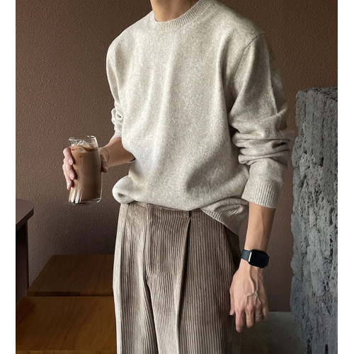 西服內搭打底羊毛衫男親膚保暖包芯紗毛衣歐貨小領口純色針織衫潮 西服內搭打底羊毛衫男親膚保暖包芯紗毛衣歐貨小領口純色針織衫潮