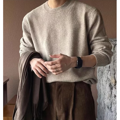 西服內搭打底羊毛衫男親膚保暖包芯紗毛衣歐貨小領口純色針織衫潮 西服內搭打底羊毛衫男親膚保暖包芯紗毛衣歐貨小領口純色針織衫潮