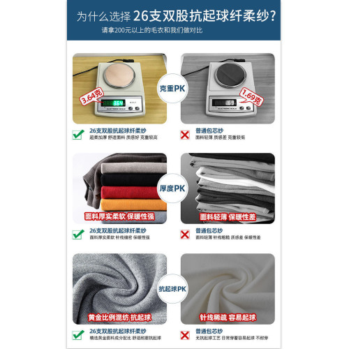 秋冬季半高領毛衣男黑色加厚潮牌韓版潮流痞帥寬松內搭打底針織衫 秋冬季半高領毛衣男黑色加厚潮牌韓版潮流痞帥寬松內搭打底針織衫