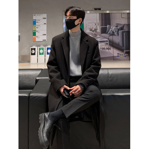 秋冬季半高領毛衣男黑色加厚潮牌韓版潮流痞帥寬松內搭打底針織衫 秋冬季半高領毛衣男黑色加厚潮牌韓版潮流痞帥寬松內搭打底針織衫