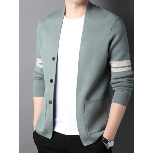 早秋針織開衫男春季2025新款潮流青年羊毛外穿毛衣男士休閒外套潮 早秋針織開衫男春季2025新款潮流青年羊毛外穿毛衣男士休閒外套潮