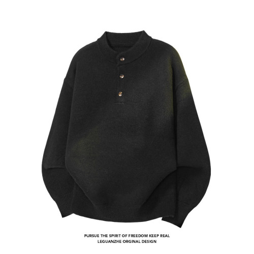 NewDecay官網新款時尚百搭亨利領毛衣品牌品質針織衫外套青年打底 NewDecay官網新款時尚百搭亨利領毛衣品牌品質針織衫外套青年打底