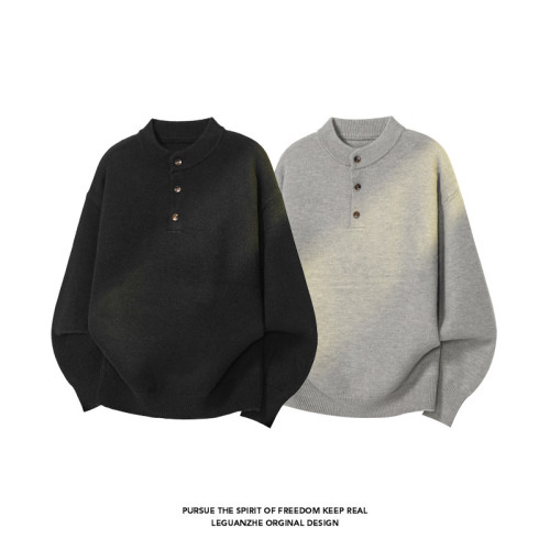 NewDecay官網新款時尚百搭亨利領毛衣品牌品質針織衫外套青年打底 NewDecay官網新款時尚百搭亨利領毛衣品牌品質針織衫外套青年打底