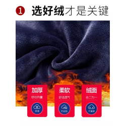 秋冬男裝加絨高領毛衣男軟糯加厚保暖青少年半高領一體絨針織衫女