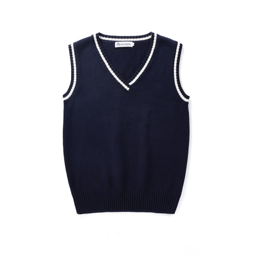 130CM起馬甲背心DK無袖學院風針織班服校服情侶潮流坎肩毛衣 130CM起馬甲背心DK無袖學院風針織班服校服情侶潮流坎肩毛衣
