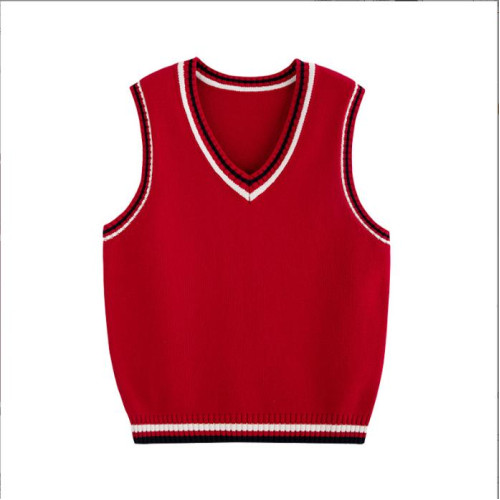 130CM起馬甲背心DK無袖學院風針織班服校服情侶潮流坎肩毛衣 130CM起馬甲背心DK無袖學院風針織班服校服情侶潮流坎肩毛衣