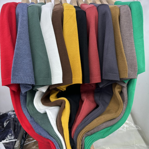 2025男士秋季圓領套頭百搭毛線衣修身純色彩色針織衫內搭打底短袖 2025男士秋季圓領套頭百搭毛線衣修身純色彩色針織衫內搭打底短袖