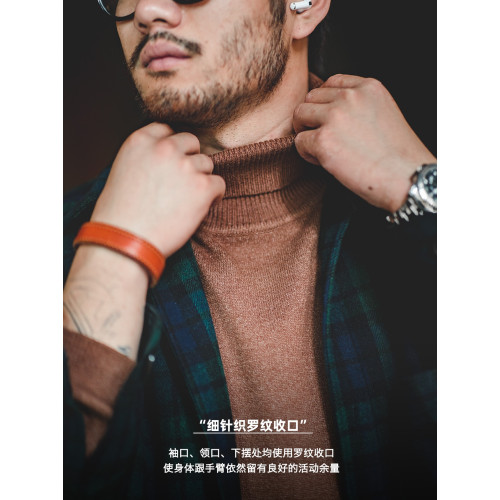 馬登工裝美式休閒純色小高領毛衣保暖翻領基礎打底針織衫男士秋 馬登工裝美式休閒純色小高領毛衣保暖翻領基礎打底針織衫男士秋