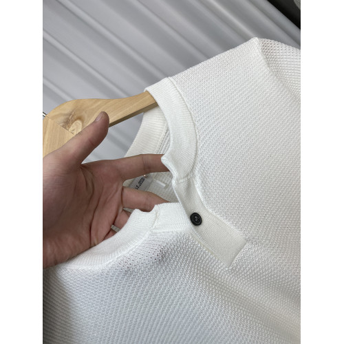 美式重磅！冰絲舒適！男裝夏季古百搭亨利領休閒針織衫短袖潮