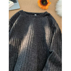 美式磨毛衛衣男秋冬季潮牌寬松慵懶長袖T恤高級感休閒內搭打底衫