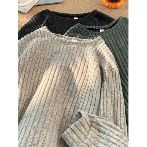 美式磨毛衛衣男秋冬季潮牌寬松慵懶長袖T恤高級感休閒內搭打底衫