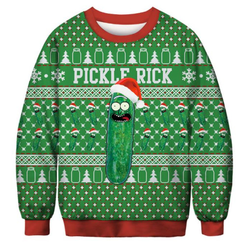 2024 New year Men Ugly Christmas Sweater women funny Jumper