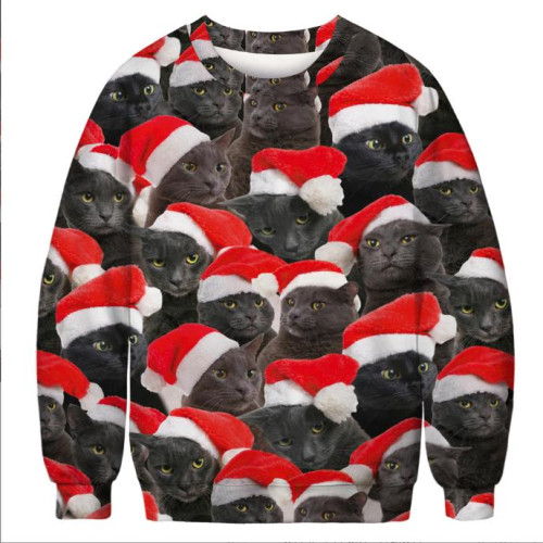 2024 New year Men Ugly Christmas Sweater women funny Jumper