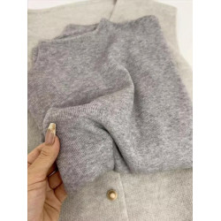 灰色內搭半高領羊絨針織衫女秋冬韓系穿搭中領毛衣打底衫長袖上衣