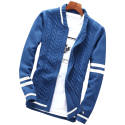 春秋季男裝青年時尚休閒2025新款針織衫男韓版學生開衫毛衣外套潮