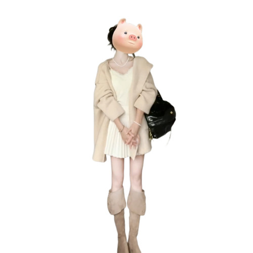 早秋高級慵懶風針織毛衣開衫外套女秋冬季2025新款小個子寬松上衣