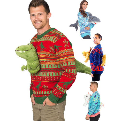 Ugly Christmas Sweater Unisex Men Women knit  clothes聖誕節