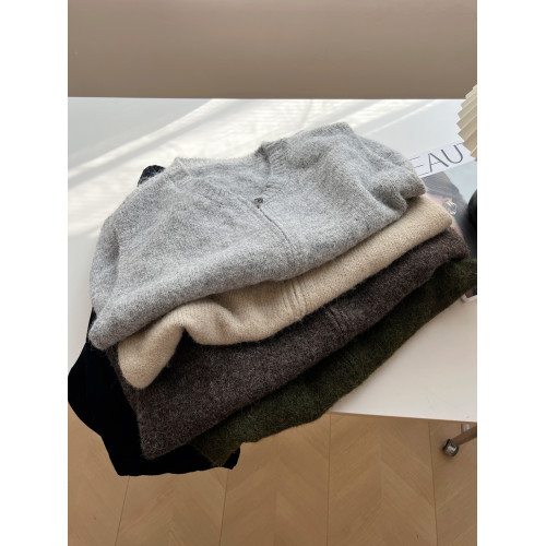 百搭基礎簡約拉鍊開衫針織馬甲女寬松小衆減齡學生氣質毛衣背心秋