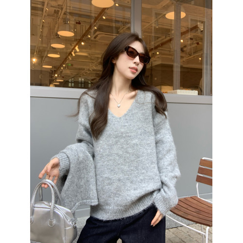 morning bloom披肩兩件套長袖針織衫毛衣女秋冬軟糯內搭加厚上衣