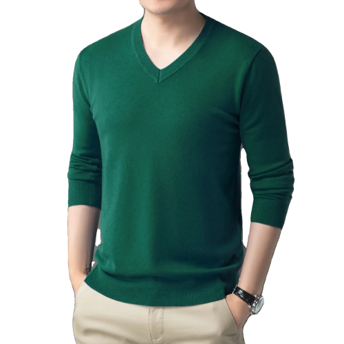 毛衣男冬季新款加厚圓領羊毛衫寬鬆純色羊絨長袖大碼打底衫針織衫