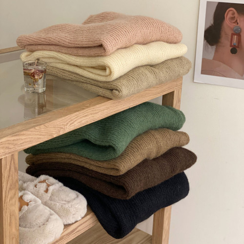 法式慵懶洋氣套頭軟乎針織罩衫女早春秋寬松松弛溫柔顯瘦外穿上衣 法式慵懶洋氣套頭軟乎針織罩衫女早春秋寬松松弛溫柔顯瘦外穿上衣