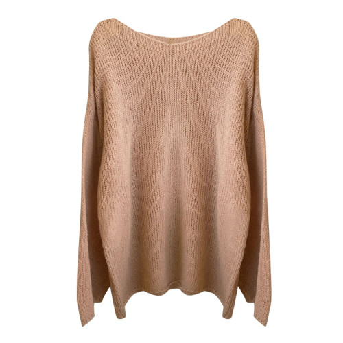 法式慵懶洋氣套頭軟乎針織罩衫女早春秋寬松松弛溫柔顯瘦外穿上衣 法式慵懶洋氣套頭軟乎針織罩衫女早春秋寬松松弛溫柔顯瘦外穿上衣