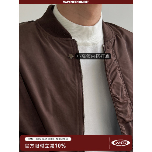 19studio WAYNEPRINCE冬季純色百搭內搭長袖保暖小高領打底針織衫