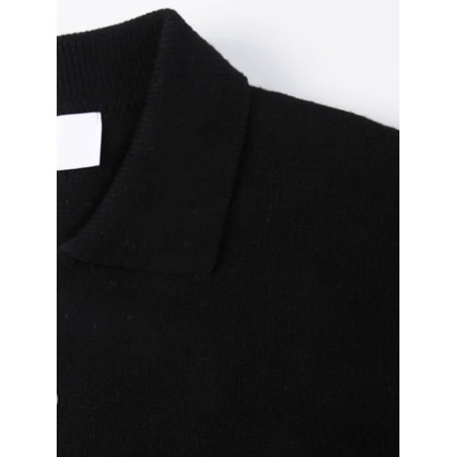 韓系包芯紗針織polo衫男軟糯透氣長袖衛衣保羅領休閒工裝羊毛衫薄 韓系包芯紗針織polo衫男軟糯透氣長袖衛衣保羅領休閒工裝羊毛衫薄