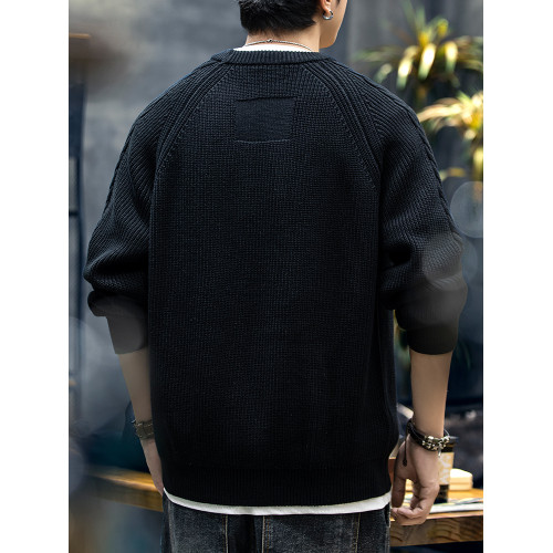 美式重磅復古毛衣男冬季2025新款寬松大碼針織衫男士加厚線衣外套 美式重磅復古毛衣男冬季2025新款寬松大碼針織衫男士加厚線衣外套