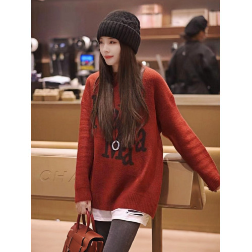 針織毛衣秋冬女款2025新款冬季遮屁股洋氣獨特漂亮中長款高檔上衣 針織毛衣秋冬女款2025新款冬季遮屁股洋氣獨特漂亮中長款高檔上衣