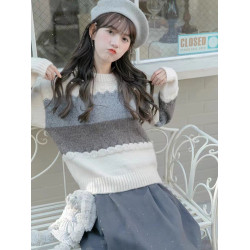 針織衫毛衣女秋冬季羊絨羊毛衫爆款森系慵懶風內搭加厚上衣小個子