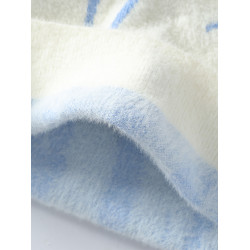 秋冬季軟糯毛衣男圓領不起球青少年線衣潮流加厚仿貂絨針織打底衫