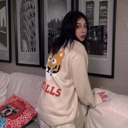 Humanmade老虎頭毛衣保暖針織衫oversize日系寬松男女潮秋冬上衣